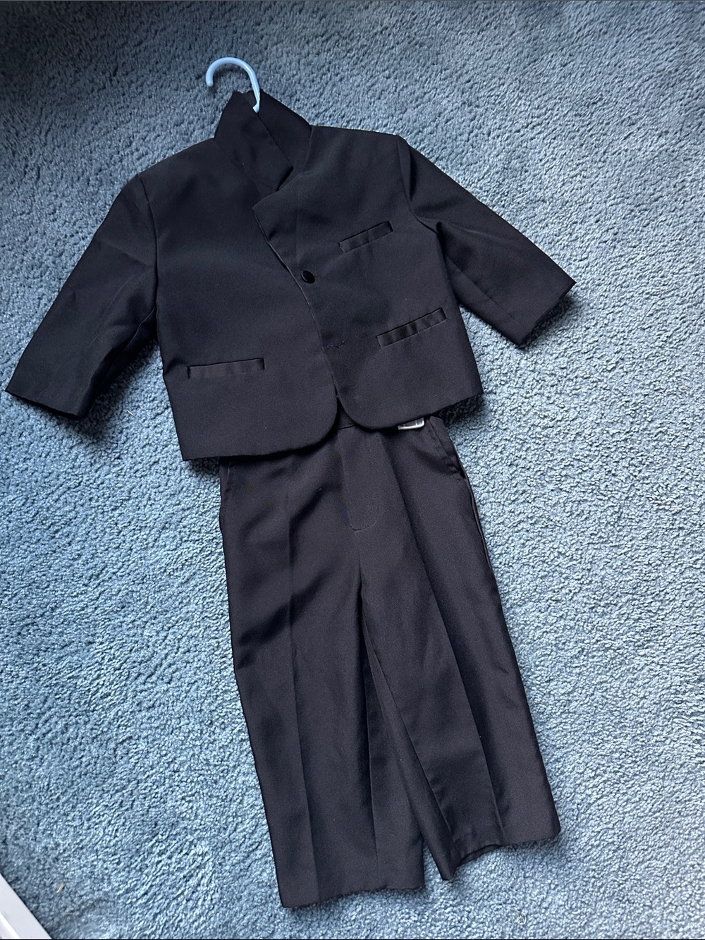 Classic Black Boys' Suit Jacket & Pants
